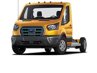 2023 Ford E-Transit-350 Cab Chassis Truck School Bus Yellow